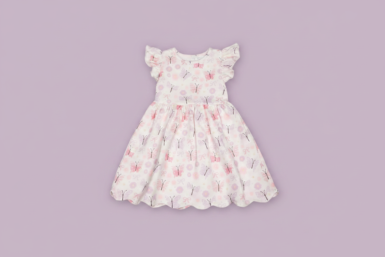 Flutter Dream Dress - Purple Background