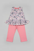 Blueberry Breeze Girls Capri Set