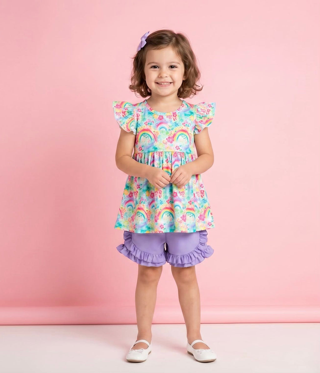 Over the Rainbow 2 Piece Shorts Set